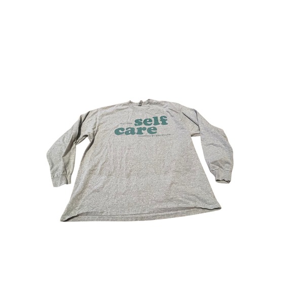 Gildan Other - Mac Miller Swimming Self Care Long Sleeve Shirt Gray 2XL‎ Rare Rap Merch Hip Hop